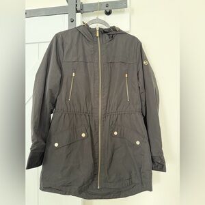 Michael Kors Black Rain Jacket